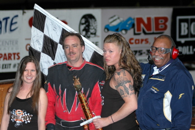 Craig Hanisch of Sioux Falls took the trophy in the USRA Hobby Stocks.
