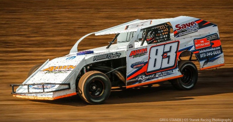J.C. Newell is fifth in USRA B-Mod points at Lucas Oil Speedway.