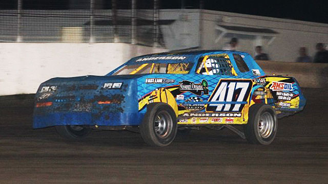 Kevin Anderson won his tenth USRA Stock Car feature of the season but came up short behind Brett Heeter in the final points standings.
