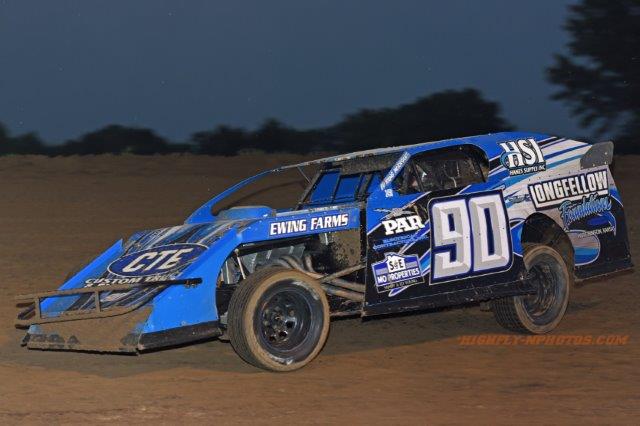 USRA Modified national points leader Terry Schultz currently leads the USRA Modified standings at the Central Missouri Speedway. (John Lee Photo)
