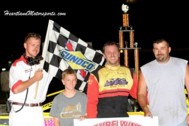 Scott Drake of Webb City, Mo., was the O'Reilly MLRA Late Model feature winner at the Pepsi Scotland County Speedway on Saturday, Aug. 12.