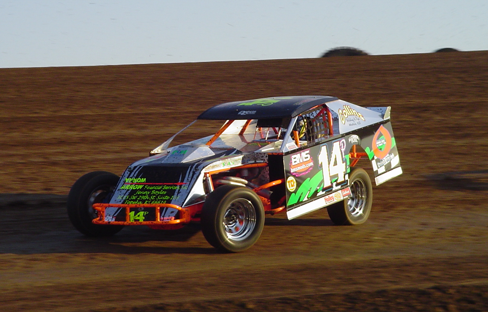Travis Patch will continue his trek towards a USRA Casey's General Stores Weekly Racing Series track and/or national championship in the USRA Modifieds this weekend at Thunderhill Speedway. Patch leads the track points and is fourth in the national standings. (Debra Force Photo)