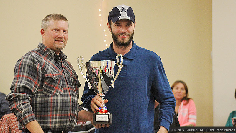 Tyler Brown was honored at the Midway Speedway awards banquet.