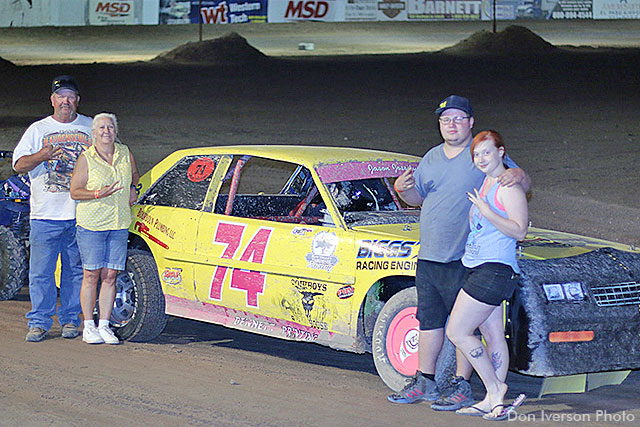 Jason Josselyn won his third straight Holley USRA Stock Car feature Friday night at the Western Tech Speedway Park.