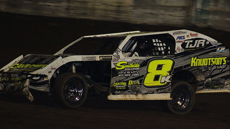 Tyler Knudtson is third in the Out-Pace USRA B-Mod points standing at the Lebanon Midway Speedway.