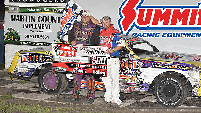 Jake Masters won the Holley USRA Stock Car feature.