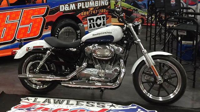 One lucky Lucas Oil Speedway driver will win a Harley-Davidson 883 Sportster at the Championshp Awards Banquet on Nov. 5 at The Lodge at Old Kinderhook.